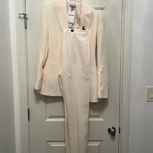 ASOS Cream Women's Suit Size 2 Tall